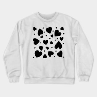 Black hearts Crewneck Sweatshirt